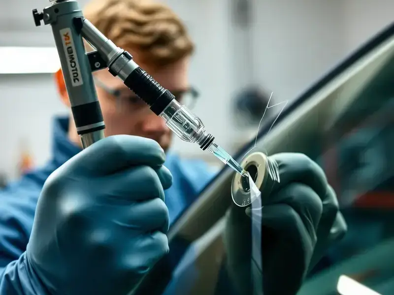 Windshield crack and chip repair